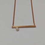 Ketting staafje parel